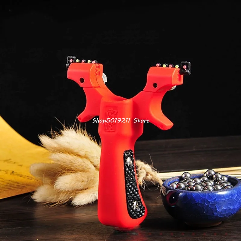 Outdoor Portable Hunting Slingshot Catapult Sling Shot Shooting Aiming for Kid with Flat Rubber Band For Hunting Accessory
Outdoor Portable Hunting Slingshot Catapult Sling Shot Shooting Aiming for Kid with Flat Rubber Band For Hunting Accessory