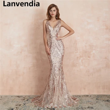 Lanvendia Sparkly Glitter Sequin African Black Girl Sleeveless Champagne Mermaid Prom Dress Formal Evening Gowns for Women 
Lanvendia Sparkly Glitter Sequin African Black Girl Sleeveless Champagne Mermaid Prom Dress Formal Evening Gowns for Women