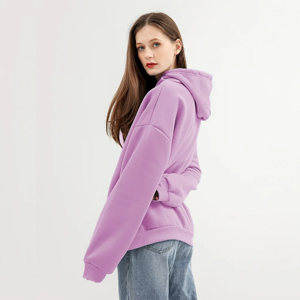 Autumn and Winter Solid Color Plus Fleece Hoodie Women Korean Version of Harajuku Style Fashion Multicolor Versatile Personality
Autumn and Winter Solid Color Plus Fleece Hoodie Women Korean Version of Harajuku Style Fashion Multicolor Versatile Personality