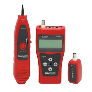 Noyafa Portable Wire Fault Locator Monitoring LCD Display Cable Tester Line Finder LAN Network Coacial BNC NF-308
Noyafa Portable Wire Fault Locator Monitoring LCD Display Cable Tester Line Finder LAN Network Coacial BNC NF-308