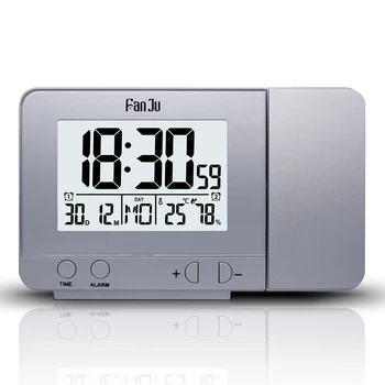 FanJu FJ3531 Projection Alarm Clock Digital Date Snooze Function Backlight Projector Desk Table Led Clock With Time Projection
FanJu FJ3531 Projection Alarm Clock Digital Date Snooze Function Backlight Projector Desk Table Led Clock With Time Projection