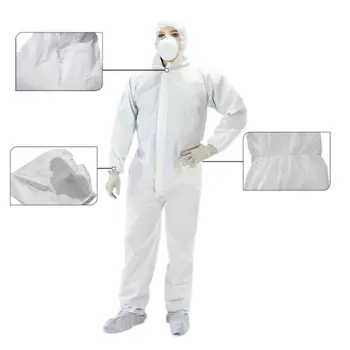 Anti-static Dustproof Protective Clothing Coverall Suit Protective Suit Coveralls With Cap Full Body Protection, Labor Insurance
Anti-static Dustproof Protective Clothing Coverall Suit Protective Suit Coveralls With Cap Full Body Protection, Labor Insurance
