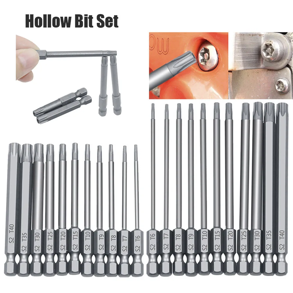 11pcs Screwdriver Bit Set Hexagonal Shank Long Screwdriver Bits 75mm/100mm Screwdriver Bit Set-30
11pcs Screwdriver Bit Set Hexagonal Shank Long Screwdriver Bits 75mm/100mm Screwdriver Bit Set-30