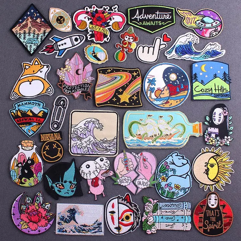 Anime Patch Faceless Man Embroidered Patches Wave Badge Kawaii Animal Corgiiron On Patches On Clothes Applique Stripe Sewing Diy
Anime Patch Faceless Man Embroidered Patches Wave Badge Kawaii Animal Corgiiron On Patches On Clothes Applique Stripe Sewing Diy