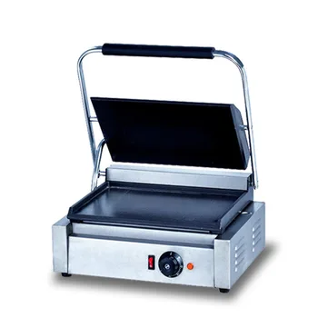 

Single Platen Steak Frying Stove Desktop Sandwich Machine Meat Product Frying Pan Commercial Western Food Temperature Control