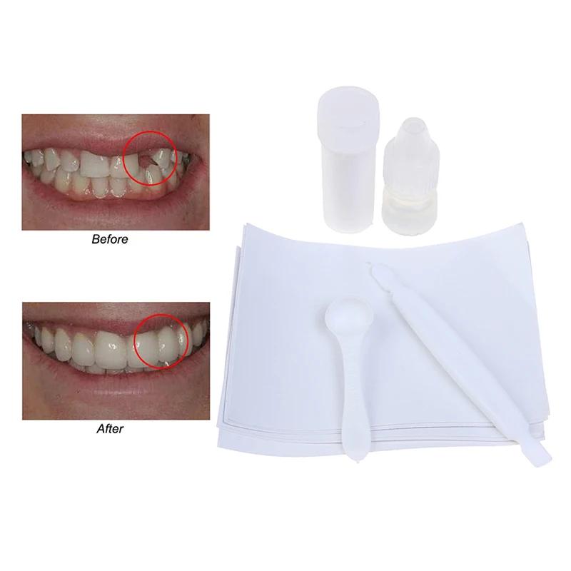 Фото Жидкий клей для зубных протезов 1 шт. 8 мл набор временного восстановления зубов