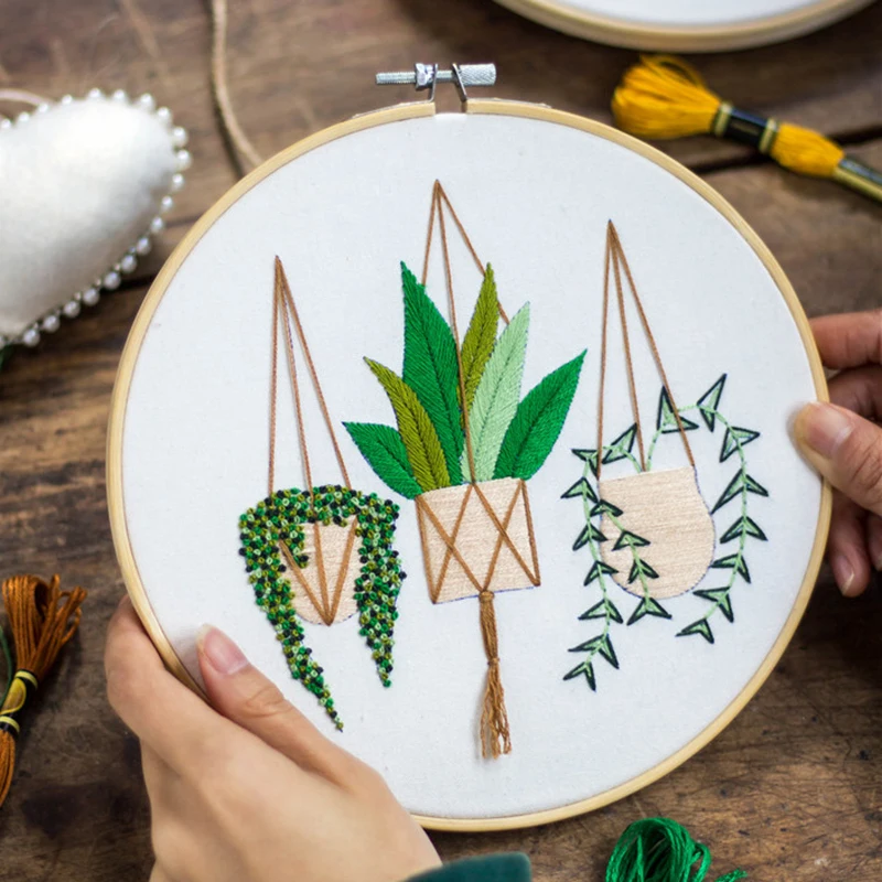 DIY Stamped Embroidery Starter Kit with Flowers Plants Pattern Embroidery Cloth Color Threads Tools Kit
DIY Stamped Embroidery Starter Kit with Flowers Plants Pattern Embroidery Cloth Color Threads Tools Kit