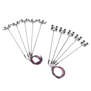 10PCS Street Light Lamp Post 4 Leds Railroad Landscape LAYOUT 1:87 HO Guage 
10PCS Street Light Lamp Post 4 Leds Railroad Landscape LAYOUT 1:87 HO Guage