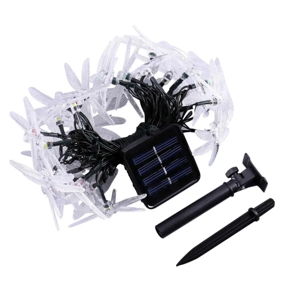 Outdoor Solar Light String 20Led Dragonfly Atmosphere Light Festival Wedding Party Garden Landscape Decoration Light
Outdoor Solar Light String 20Led Dragonfly Atmosphere Light Festival Wedding Party Garden Landscape Decoration Light