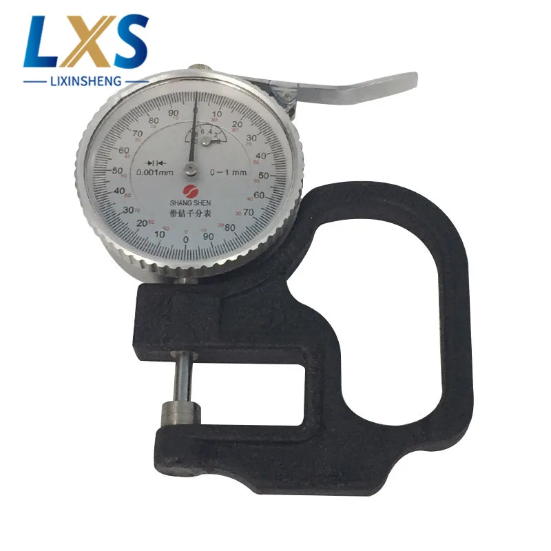 

Mechincal Thickness Meter 0-5mm (0.001mm) Dial Thickness Gauge For Paper,Film,Adhesive Tape, Fabric