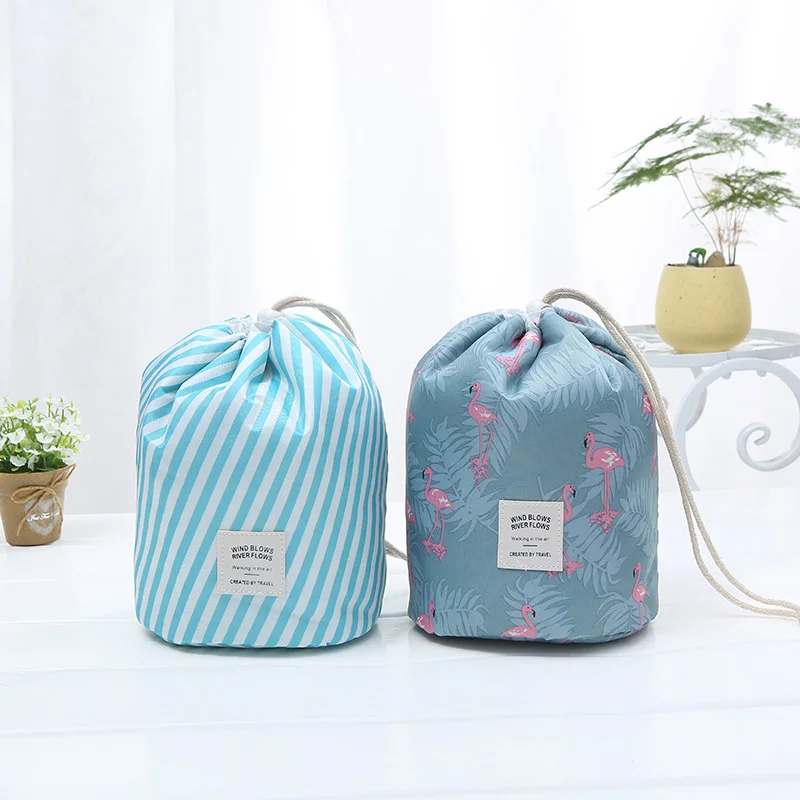 Large-capacity multi-function portable drawstring travel storage bag multi-style cylinder cosmetic bag
Large-capacity multi-function portable drawstring travel storage bag multi-style cylinder cosmetic bag