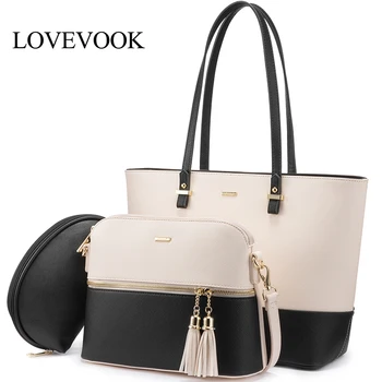 LOVEVOOK bag set women handbags large tote crossbody bags for women shoulder messenger bag for ladies patchwork mini makeup bags 
LOVEVOOK bag set women handbags large tote crossbody bags for women shoulder messenger bag for ladies patchwork mini makeup bags