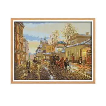 Street Views 7 Patterns Scenery Cross Stitch Kits Embroidery Needlework Sets 11 14CT Printed Canvas Counted Fabric DIY Handmade
Street Views 7 Patterns Scenery Cross Stitch Kits Embroidery Needlework Sets 11 14CT Printed Canvas Counted Fabric DIY Handmade