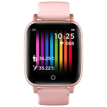 NORTH EDGE Smart Watch Body Temperature Measurement Health Watch Heart Rate Smart Watch Fitness Tracker for Android IOS Pink
NORTH EDGE Smart Watch Body Temperature Measurement Health Watch Heart Rate Smart Watch Fitness Tracker for Android IOS Pink