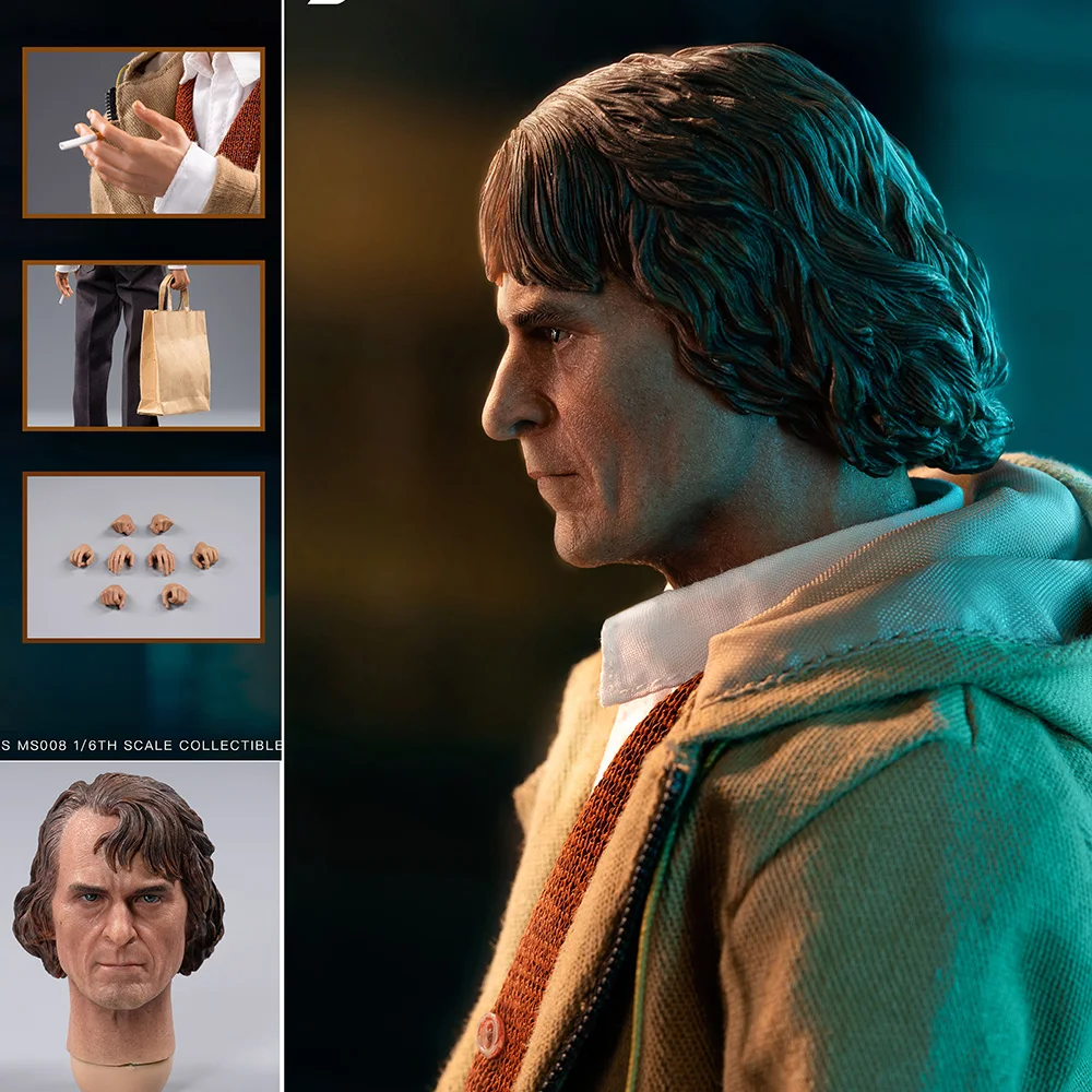 JOAQUIN Joker figures Casual version MTOYS Variant Real Clothes Ver. Joker 1/6 Scale PVC Action Figure Collectible Model Toys
JOAQUIN Joker figures Casual version MTOYS Variant Real Clothes Ver. Joker 1/6 Scale PVC Action Figure Collectible Model Toys