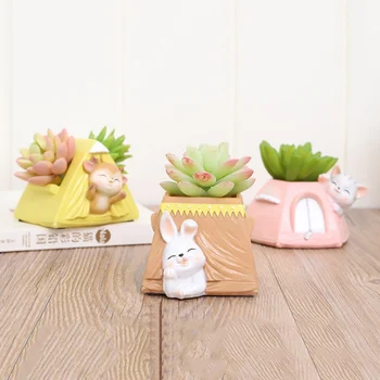 Household Decorative Cute Flowerpot Camping Diary Flower Pot-Tent Bunny Garden Supplies Flower Pot Planters For Home Decoration
Household Decorative Cute Flowerpot Camping Diary Flower Pot-Tent Bunny Garden Supplies Flower Pot Planters For Home Decoration