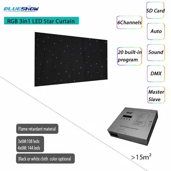 Display LED Curtain Stage RGB 3in1 LED Curtain Star Light Flame Retardant LED dj curtain dmx curtain Wedding Background curtain
Display LED Curtain Stage RGB 3in1 LED Curtain Star Light Flame Retardant LED dj curtain dmx curtain Wedding Background curtain