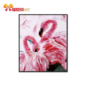 Cross stitch kits Embroidery needlework sets 11CT water soluble canvas patterns 14CT European Style Flamingo B-NCMA008
Cross stitch kits Embroidery needlework sets 11CT water soluble canvas patterns 14CT European Style Flamingo B-NCMA008