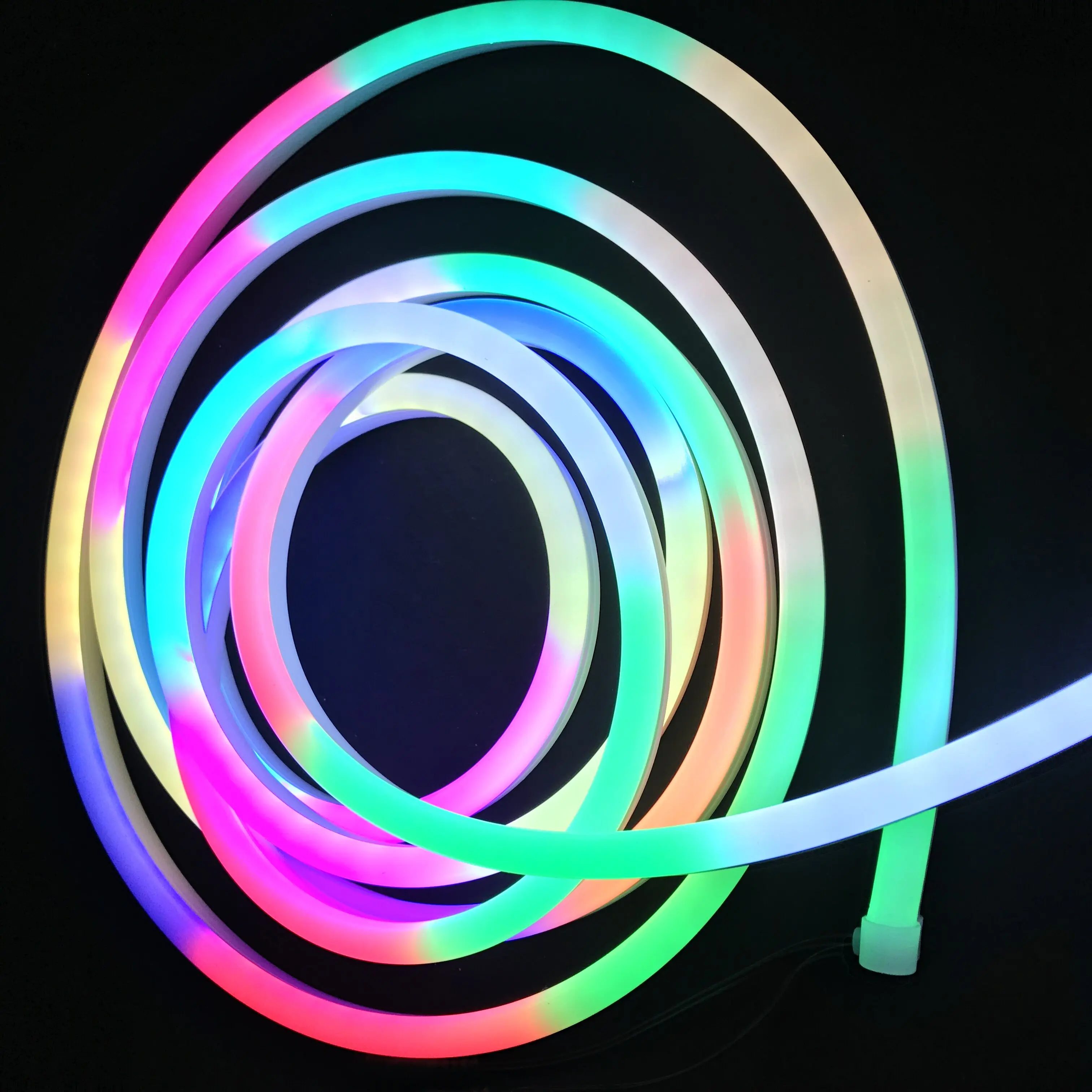 12mm*25mmm size,5m DC12V WS2811 60LEDs/m(20pixes/m) LED smart pixel neon strip;flexible;IP67 rated;13.5mm pigtials
12mm*25mmm size,5m DC12V WS2811 60LEDs/m(20pixes/m) LED smart pixel neon strip;flexible;IP67 rated;13.5mm pigtials