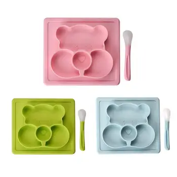 Cute Silicone Bowl Dish Dinnerware Set Feeding Non-toxic Lunch Child Suction Spoon Food Tray Mat Plate Table Toddler With N4W9
Cute Silicone Bowl Dish Dinnerware Set Feeding Non-toxic Lunch Child Suction Spoon Food Tray Mat Plate Table Toddler With N4W9