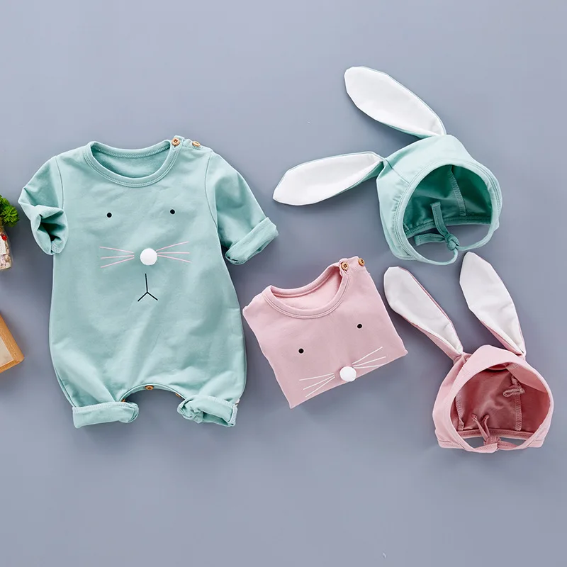 Baby Rompers Autumn Spring Longsleeve Newborn Baby Boy Girl Clothes Infant Jumpsuit Rabbit Ears Overall Pajamas
Baby Rompers Autumn Spring Longsleeve Newborn Baby Boy Girl Clothes Infant Jumpsuit Rabbit Ears Overall Pajamas