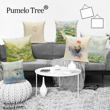 Painting Landscape Design Cushion Cover Rural Natural Scenic Home Decor Bed Pillow Case Floral Decoration Cushions Cover Cojines
Painting Landscape Design Cushion Cover Rural Natural Scenic Home Decor Bed Pillow Case Floral Decoration Cushions Cover Cojines