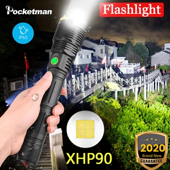 XHP90 LED Male Flashlight USB Rechargeable hunting Torch XHP50 XHP70.2 Zoomable Hand Lamp 26650 18650 Battery suitable camping
XHP90 LED Male Flashlight USB Rechargeable hunting Torch XHP50 XHP70.2 Zoomable Hand Lamp 26650 18650 Battery suitable camping