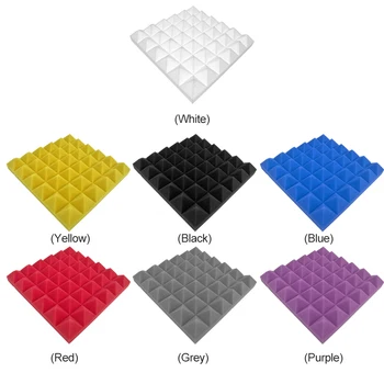 10pcs Acoustic Wall Pads Studio Room Sound Panels Soundproofing Foam Treatment for Household Music Making Protection
10pcs Acoustic Wall Pads Studio Room Sound Panels Soundproofing Foam Treatment for Household Music Making Protection