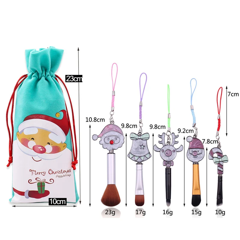 Christmas Gift Makeup Brush Set Foundation Eyebrow Eyeshadow Brushes Portable Daily Basic Use Make Up Tool Kit Soft Hair
Christmas Gift Makeup Brush Set Foundation Eyebrow Eyeshadow Brushes Portable Daily Basic Use Make Up Tool Kit Soft Hair