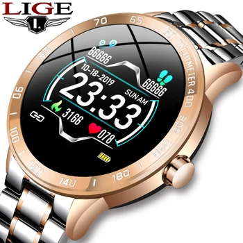 LIGE Smart Watch Men smartwatch Heart Rate Monitor Blood Pressure Sports Fitness tracker for Android ios luxury waterproof Watch
LIGE Smart Watch Men smartwatch Heart Rate Monitor Blood Pressure Sports Fitness tracker for Android ios luxury waterproof Watch