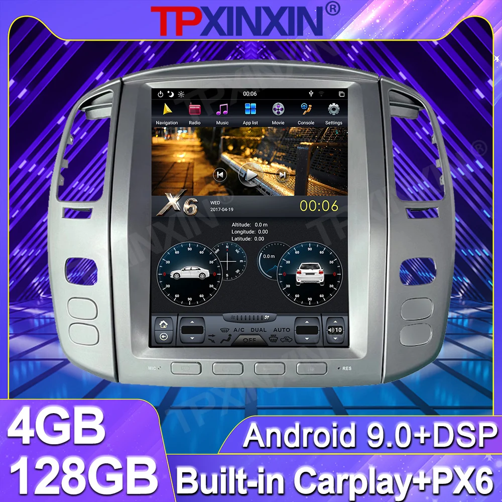 Автомагнитола Tesla с вертикальным большим экраном, 4 + 128 ГГц, для Toyota Land Cruiser LC100 2003, Android, мультимедийный плеер с GPS-Навигатором
Автомагнитола Tesla с вертикальным большим экраном, 4 + 128 ГГц, для Toyota Land Cruiser LC100 2003, Android, мультимедийный плеер с GPS-Навигатором