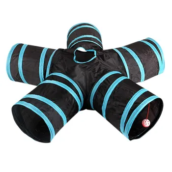 Pet Cat Tunnel 5 Way Folding Shape Pet Puppy Animal Cat Kitten Play Toy Exercise Tunnel Cave Cat Toys
Pet Cat Tunnel 5 Way Folding Shape Pet Puppy Animal Cat Kitten Play Toy Exercise Tunnel Cave Cat Toys
