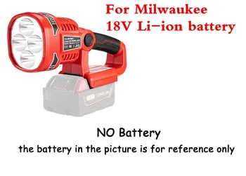 Pistol/Portable 12W Work LED Lamp Flashlight with USB port use with M18 18V Li-Ion Battery Outdoor Lighting For Milwaukee
Pistol/Portable 12W Work LED Lamp Flashlight with USB port use with M18 18V Li-Ion Battery Outdoor Lighting For Milwaukee