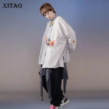 XITAO Irregular Patchwork Sweatshirt Women Fashion New Print Pattern 2020 Spring Pullover Pleated Goddess Fan Sweatshirt DMY3733
XITAO Irregular Patchwork Sweatshirt Women Fashion New Print Pattern 2020 Spring Pullover Pleated Goddess Fan Sweatshirt DMY3733