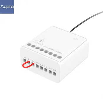 Aqara Two-way Control Module Wireless Relay Controller 2 Channels Work For APP Smart Home Control
Aqara Two-way Control Module Wireless Relay Controller 2 Channels Work For APP Smart Home Control