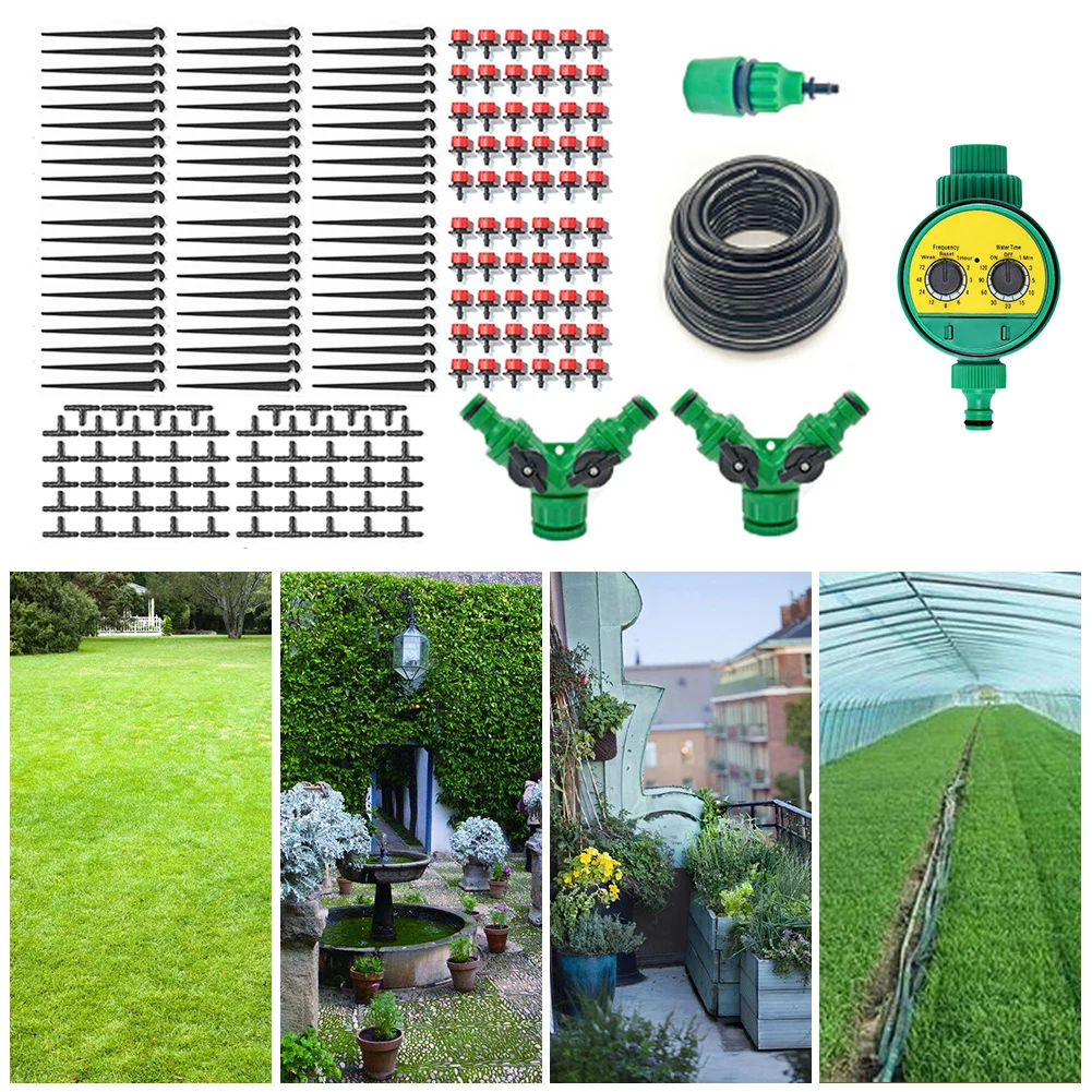 Generic 50M Self Automatic Garden Watering System Water Drip Irrigation