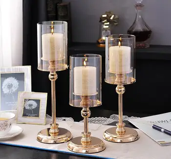 European Household Retro Candlelight Dinner Props Romantic Luxury Candlestick
European Household Retro Candlelight Dinner Props Romantic Luxury Candlestick