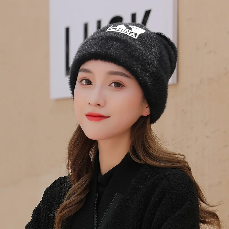 Autumn And Winter Wool Hat Female Korean-style Warm Outdoor Furry Ball Mink Cashmere Cap plus Velvet Warm Cute Embroidered Knitt
Autumn And Winter Wool Hat Female Korean-style Warm Outdoor Furry Ball Mink Cashmere Cap plus Velvet Warm Cute Embroidered Knitt