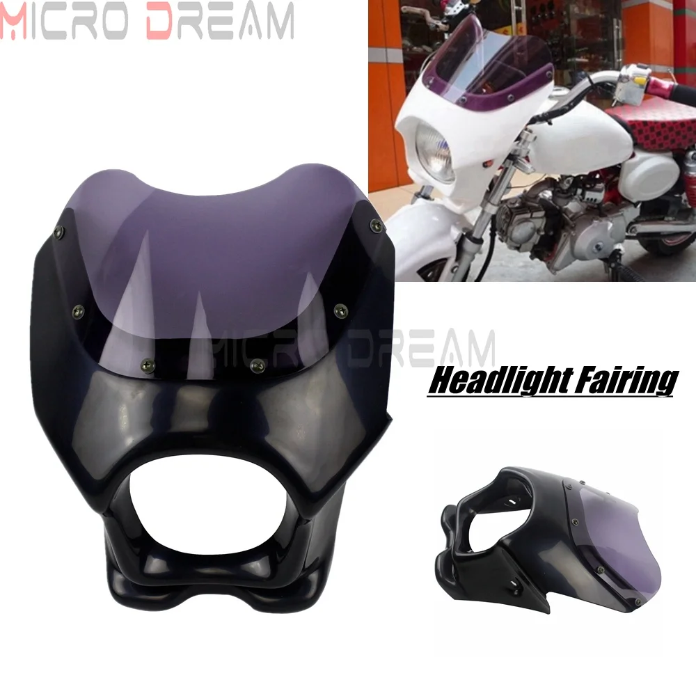 Передняя фара мотоцикла обтекатель для капота Kawasaki Yamaha Suzuki Honda Monkey 125 CB50 Benri 90 50 CD50