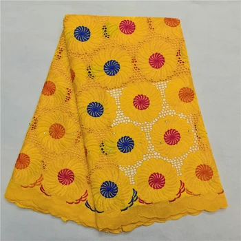 Latest African Cotton Lace Fabric 2019 High Quality Nigerian French Pure Cotton Embroidery Swiss voile Lace Fabrics 5Yards/lot
Latest African Cotton Lace Fabric 2019 High Quality Nigerian French Pure Cotton Embroidery Swiss voile Lace Fabrics 5Yards/lot