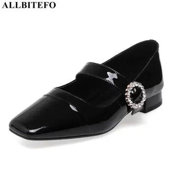 ALLBITEFO sweet Rhinestone buckle genuine leather low-heeled wedding women shoes women high heel shoes party women heels
ALLBITEFO sweet Rhinestone buckle genuine leather low-heeled wedding women shoes women high heel shoes party women heels