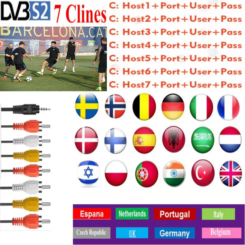 oscam Europa 2019 most stable Cccams Europa spain Satellite tv Receiver 7lines WIFI FULL HD DVB-S2 Support Cccam V7 V8 V9 X800s
oscam Europa 2019 most stable Cccams Europa spain Satellite tv Receiver 7lines WIFI FULL HD DVB-S2 Support Cccam V7 V8 V9 X800s