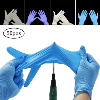 50pcs Disposable Gloves Latex Gloves Work Nitrile Gloves Oil Proof Waterproof Multipurpose Cleaning Washing Gloves S M L XL
50pcs Disposable Gloves Latex Gloves Work Nitrile Gloves Oil Proof Waterproof Multipurpose Cleaning Washing Gloves S M L XL