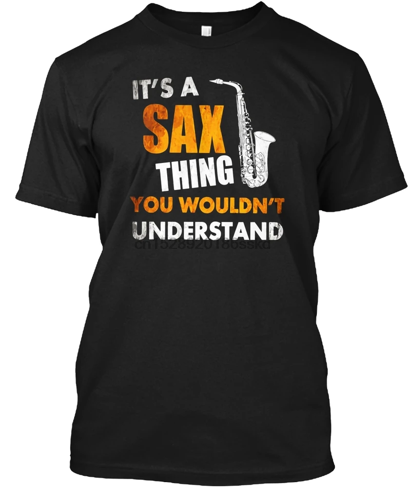 Мужская футболка с изображением саксофона It's A Sax Thing походная группа футболки