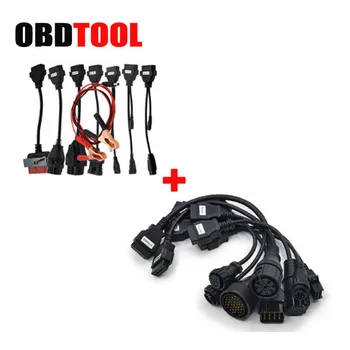 8pcs Car Cables + 8 Trucks Cables Full Set Connector Adapter for DS150 CDP Pro Tcs Scanner OBD2 Diagnostic Convertor Adapter
8pcs Car Cables + 8 Trucks Cables Full Set Connector Adapter for DS150 CDP Pro Tcs Scanner OBD2 Diagnostic Convertor Adapter