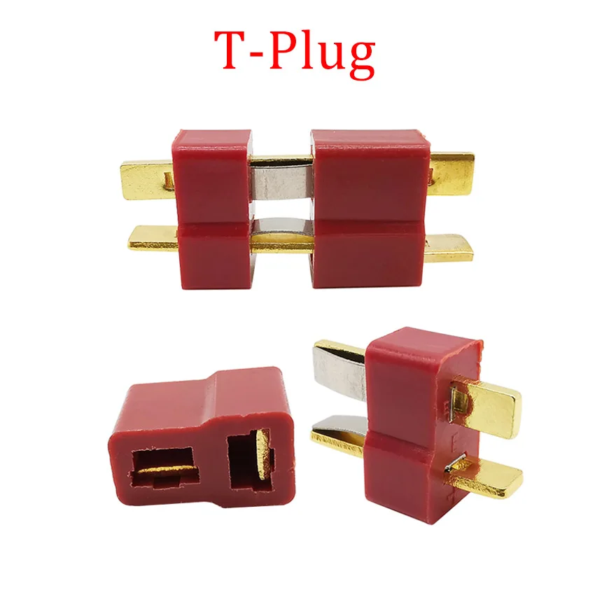 

T Plug Male Female Connector Deans Style T Plug Jack Terminals Connector For LiPo Battery RC Car Boat Helicopter Quadcopter