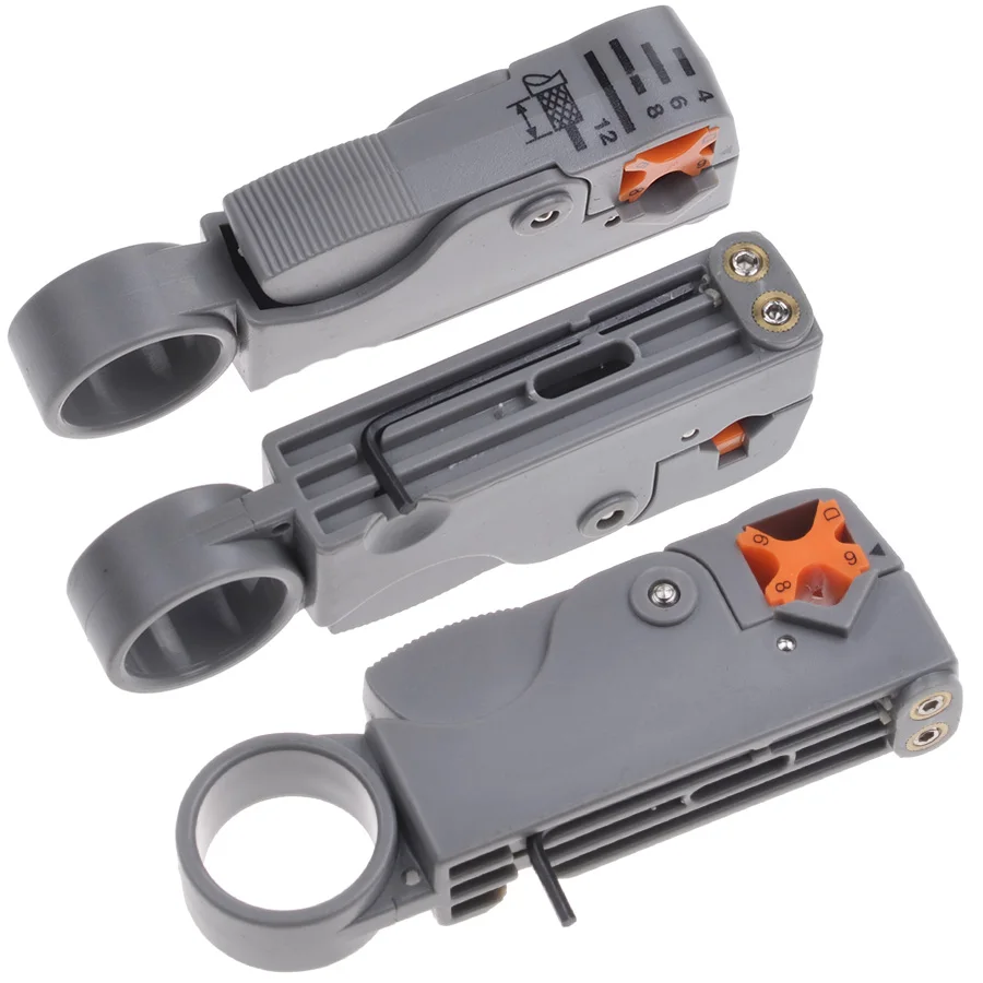 10 pcs MT-2019B Multi-functional universal coaxial stripping wire tool for RG6(5C2V), RG58(3C2V), RG59/62(4C2V), RG174(HT-332D)
10 pcs MT-2019B Multi-functional universal coaxial stripping wire tool for RG6(5C2V), RG58(3C2V), RG59/62(4C2V), RG174(HT-332D)