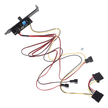 1Pcs Useful 3 Channels PC Cooler Cooling Fan Speed Controller Computer Cable And Connector For CPU Case HDD VGA Fan
1Pcs Useful 3 Channels PC Cooler Cooling Fan Speed Controller Computer Cable And Connector For CPU Case HDD VGA Fan