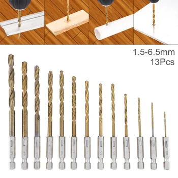 13pcs Drill Bit Set Hand Tools Screw Extractor Power Twist Drill Bits Six Angle Screw Metal Woodworking Tools Drill Bit
13pcs Drill Bit Set Hand Tools Screw Extractor Power Twist Drill Bits Six Angle Screw Metal Woodworking Tools Drill Bit