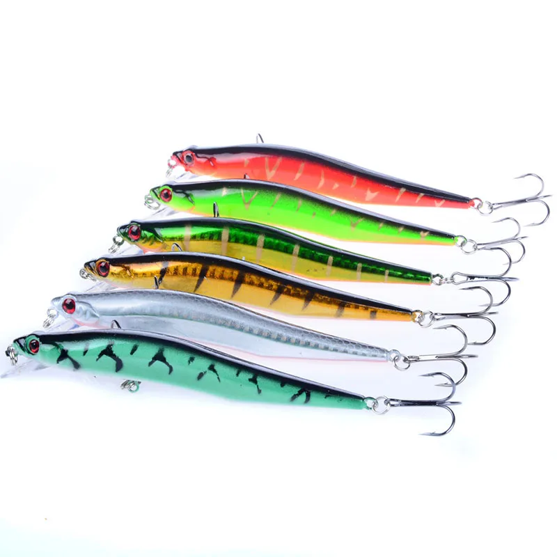 Minnow Diving Depth 0.5-1.5M Artificial ABS Plastic Hard Bait 6# With Hook Wobbler 3D Eyes 6Colors 10g/12cm Bionic Bait Fishing
Minnow Diving Depth 0.5-1.5M Artificial ABS Plastic Hard Bait 6# With Hook Wobbler 3D Eyes 6Colors 10g/12cm Bionic Bait Fishing